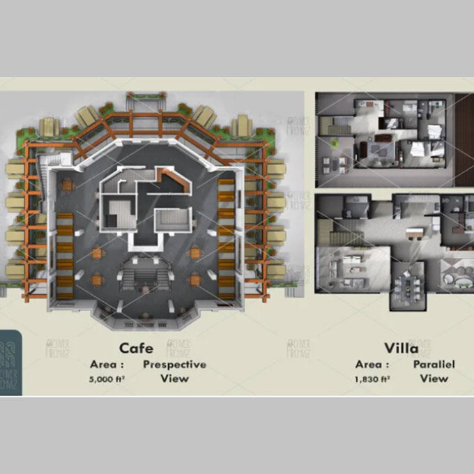 Design architecture or structure 2d floor plan